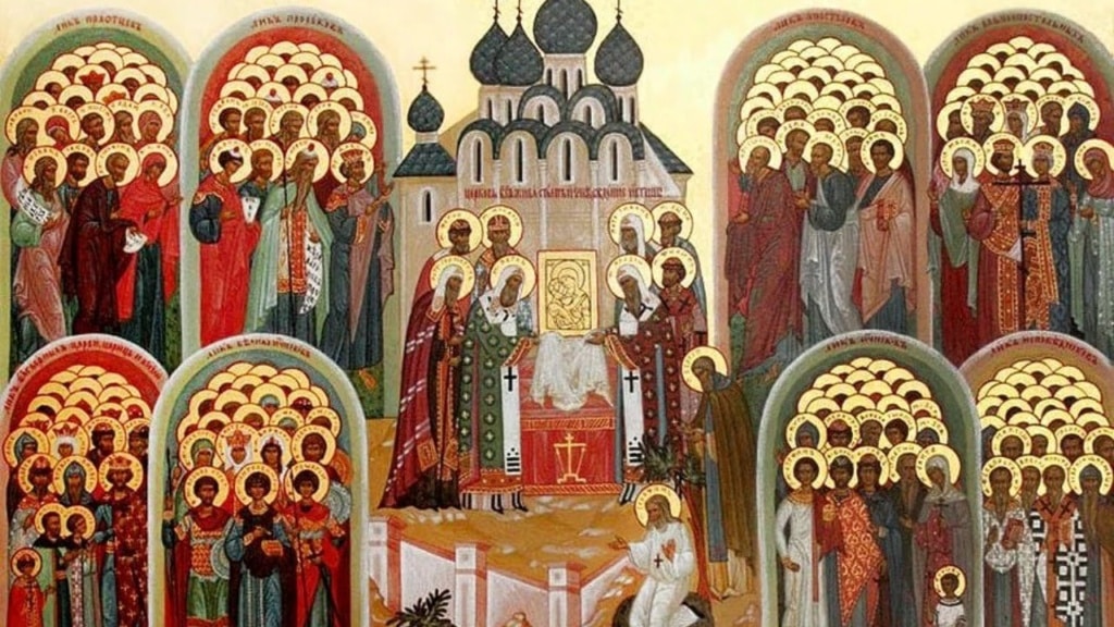 W drugą niedzielę po Pięćdziesiątnicy Cerkiew prawosławna liturgicznie wspomina pamięć św. Ojców z Góry Athos oraz Wszystkich Świętych Ziemi Ruskiej.