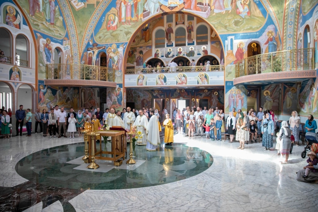 23 lipca 2023 r. w siódmą niedzielę po Pięćdziesiątnicy, św. Liturgii przewodniczył ks. mitrat Adam Siemieniuk wraz z miejscowym duchowieństwem.