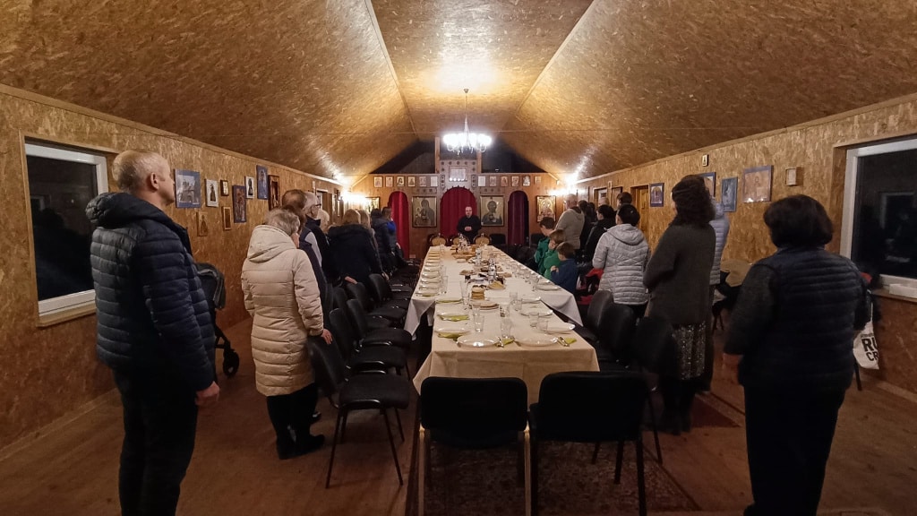 W piątkowy wieczór tygodnia seropustnego, miało miejsce integracyjne spotkanie duchowieństwa z parafianami Hagii Sophii.